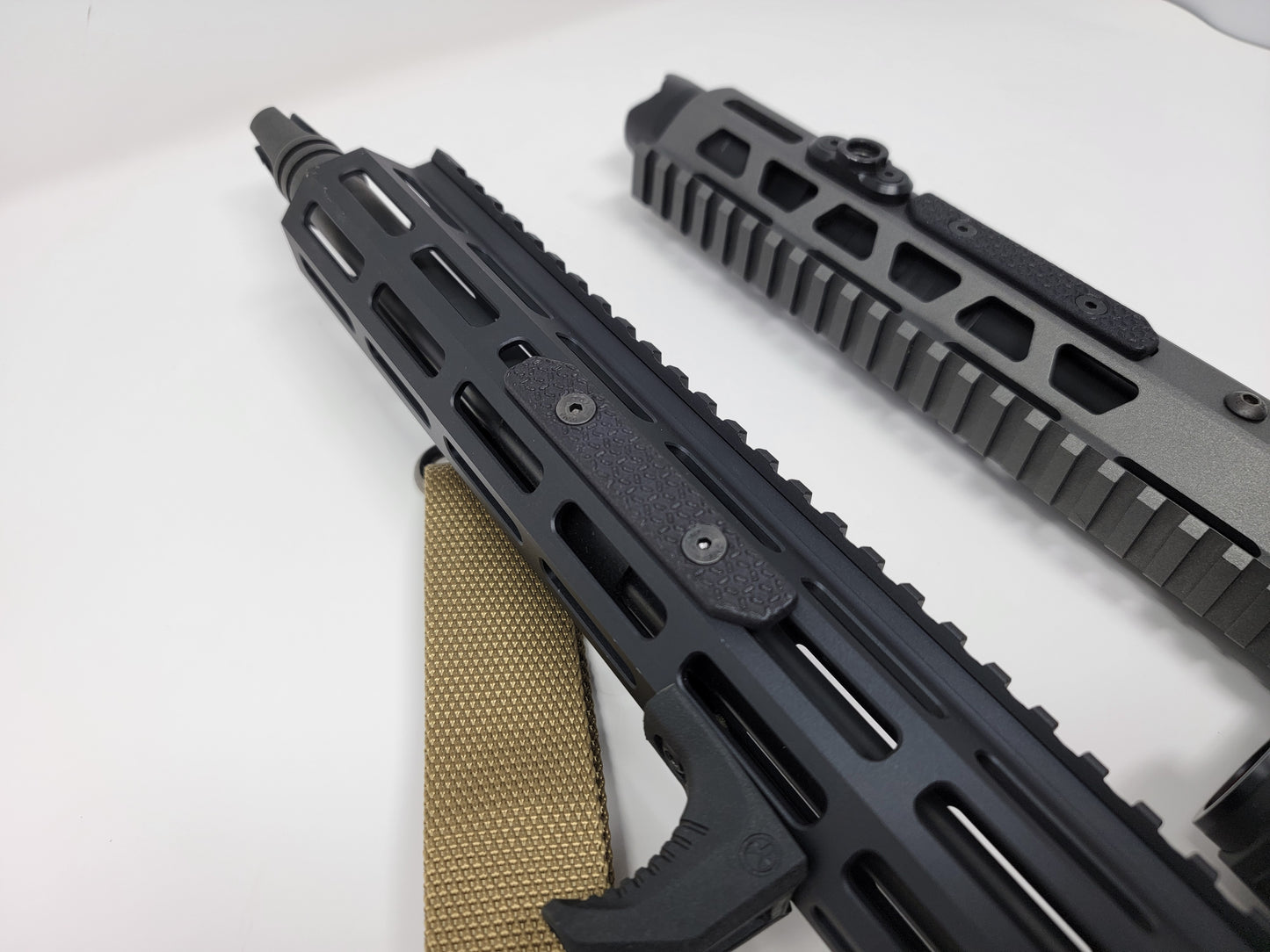 MLOK Rail Hand Protection, M-lok Rail Cover Panel, Micro Stipple